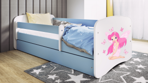 Łóżko dziecięce WRÓŻKA Z MOTYLKAMI 140x70 różne kolory