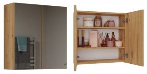 SZAFKA ŁAZIENKOWA POLA 2 DRZWI LUSTRO ARTISAN