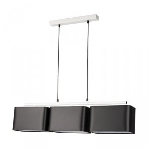 Vertigo Lampa Wisząca 3xE27 Max.25W Biały/Czarny