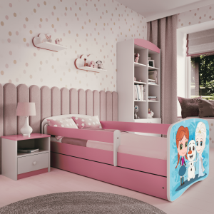 Łóżko dziecięce KRAINA LODU 140x70 różne kolory