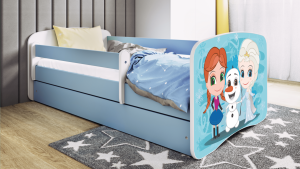 Łóżko dziecięce KRAINA LODU 160x80 różne kolory