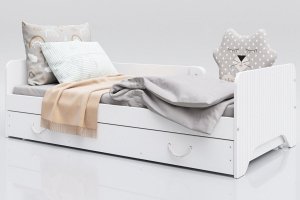 Łóżko dziecięce ROOKIE 160x80 z szufladą i materacem