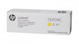 Oryginalny Toner Yellow HP LaserJet Pro M351, M375, M451, M475 (305AC CE412AC), kompatybilne z CE412A