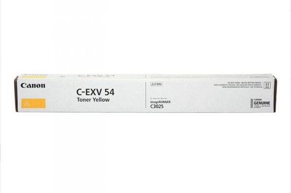 Oryginalny Toner Yellow Canon ADV iR-C3025i, iR-C3125i (C-EXV54Y, CEXV54Y, 1397C002)