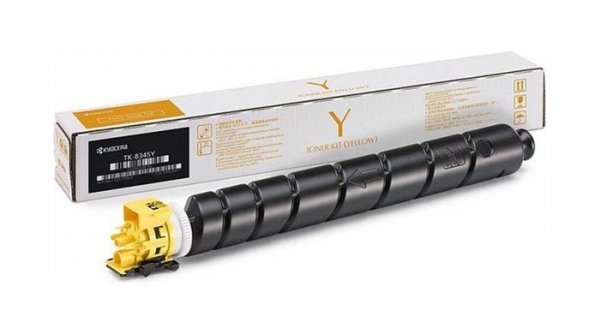 Oryginalny Toner Yellow Kyocera 2552ci, 2553ci (TK8345Y, TK-8345Y, 1T02L7ANL0, 02L7ANL0, 2L7ANL0)