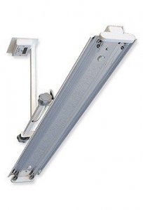 Lampa bakteriobójcza bezpośredniego działania NBV 2x30 SLW sufitowa z licznikiem czasu pracy i wyświetlaczem