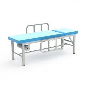 Stół rehabilitacyjny typ SR4MR z barierkami na stopkach, stacjonarny