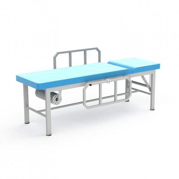 Stół rehabilitacyjny typ SR4MR z barierkami na stopkach, stacjonarny