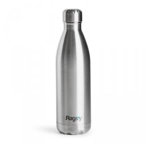 Rags’y fashion bottle 750ml | Silver Steel