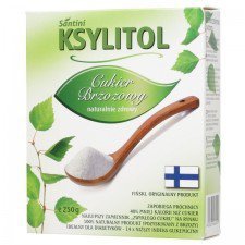 SANTINI cukier brzozowy KSYLITOL 250g (FINLANDIA)