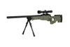 Replika karabinu snajperskiego Specna Arms SA-S11 EDGE™ z lunetą i dwójnogiem Oliwkowa