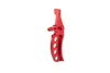 Aluminiowy spust CNC Jefftron Curved Trigger Czerwony