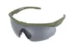 Okulary ochronne Swiss Eye Blackhawk Oliwkowe