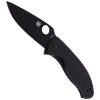 Nóż Spyderco Tenacious G-10 Black / Black Blade Plain (C122GBBKP)