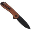 Nóż składany CIVIVI Elementum Flipper Cuibourtia Wood, Black Stonewashed (C907U)