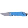 Nóż Kubey Knife Mizo, Blue G10, Satin 14C28N by Tiguass (KU2101B)