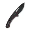 Nóż składany Sencut Squiggy Burgundy/Black G10, Black 9Cr18MoV (S24082A-3)