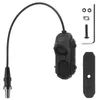 Podwójny włącznik żelowy (SF Plug) FL-ACC-17 - czarny