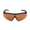 Okulary Raptor Pro - Laser Lens - Czarne - Wizjer Brown (40482)