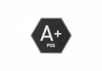 Naszywka - Bloodgroup Hexagon Rubber Patch A Pos 