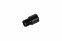 Przejściówka z gwintu 14mm CW na 14mm CCW Czarna 