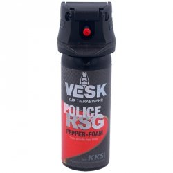 Gaz pieprzowy KKS VESK Police RSG Foam 2mln SHU 50ml Stream (12050-F V)