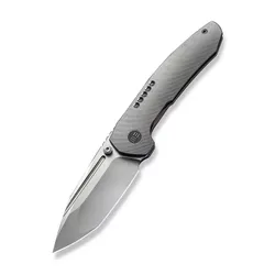 Nóż WE Knife Trogon Gray Titanium, Silver Bead Blasted CPM 20CV by Brian Brown (WE22002-1)