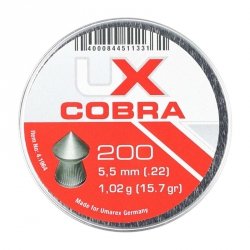 Umarex - Śrut Cobra Pointed Ribbed 5,5mm 200szt.