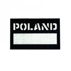 Naszywka POLAND IR – Black