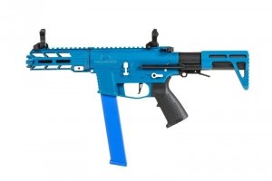 Replika pistoletu maszynowego Nemesis X9 - niebieska