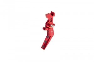 Maxx - Język spustowy CNC Aluminum Advanced Speed Trigger (Style A) - czerwony