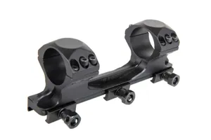 Jednoczęściowy wysoki montaż 30mm Vector Optics na szynę Picatinny X-ACCU 0 MOA Czarny