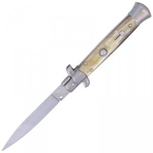 Nóż sprężynowy Frank Beltrame Stiletto Honey Horn 23cm (FB 23/48)