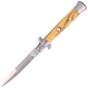 Nóż sprężynowy Frank Beltrame Stiletto Bayonet, Olive 23cm (FB 23/94B)