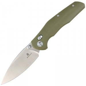 Nóż składany Bestechman Ronan OD Green G10, Satin 14C28N (BMK02B)
