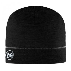 Czapka Buff Merino Lightweight Beanie - solid black