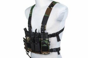 Kamizelka typu Chest Rig - Woodland