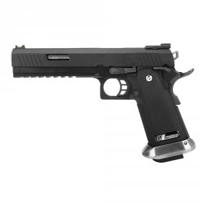 WE - Replika Hi-Capa 6 Force A Silver Barrel - Czarna