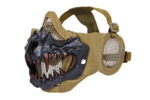 Maska Stalker EVO PLUS Fangs Ear Protection - Tan