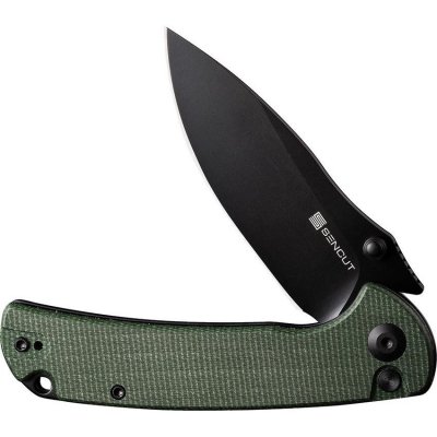 Nóż Sencut Pulsewave Green Canvas Micarta (S23032-3)