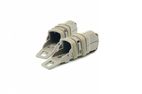 Zestaw 2 ładownic FAST na magazynki 9mm - TAN