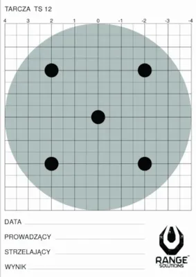 Tarcza strzelecka Range Solutions TS-12 - 100 sztuk