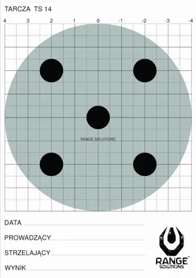 Tarcza strzelecka Range Solutions TS-14 - 100 sztuk