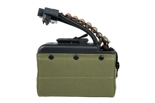 Elektryczny magazynek BOX na 2000 kulek do M249 - olive