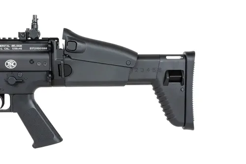 Karabinek szturmowy ASG Cybergun x FN HERSTAL SCAR-L z walizką transportową Czarny