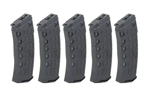 Zestaw 5 magazynków Hi-Cap 550 kulek Arcturus EMM AK12 Wheel Czarny