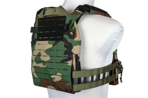 Kamizelka typu Plate Carrier QR III - Woodland