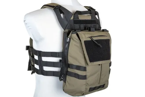 Kamizelka typu Plate Carrier z panelem szturmowym - Ranger Green