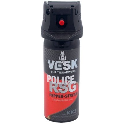 Gaz pieprzowy VESK RSG Police 2mln SHU Stream 50ml (12050-S)