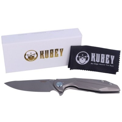 Nóż składany Nova Frame Lock Gray Titanium (KB235F)